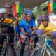 Some cyclists from Ho Bike Tour - Ho, Volta region.