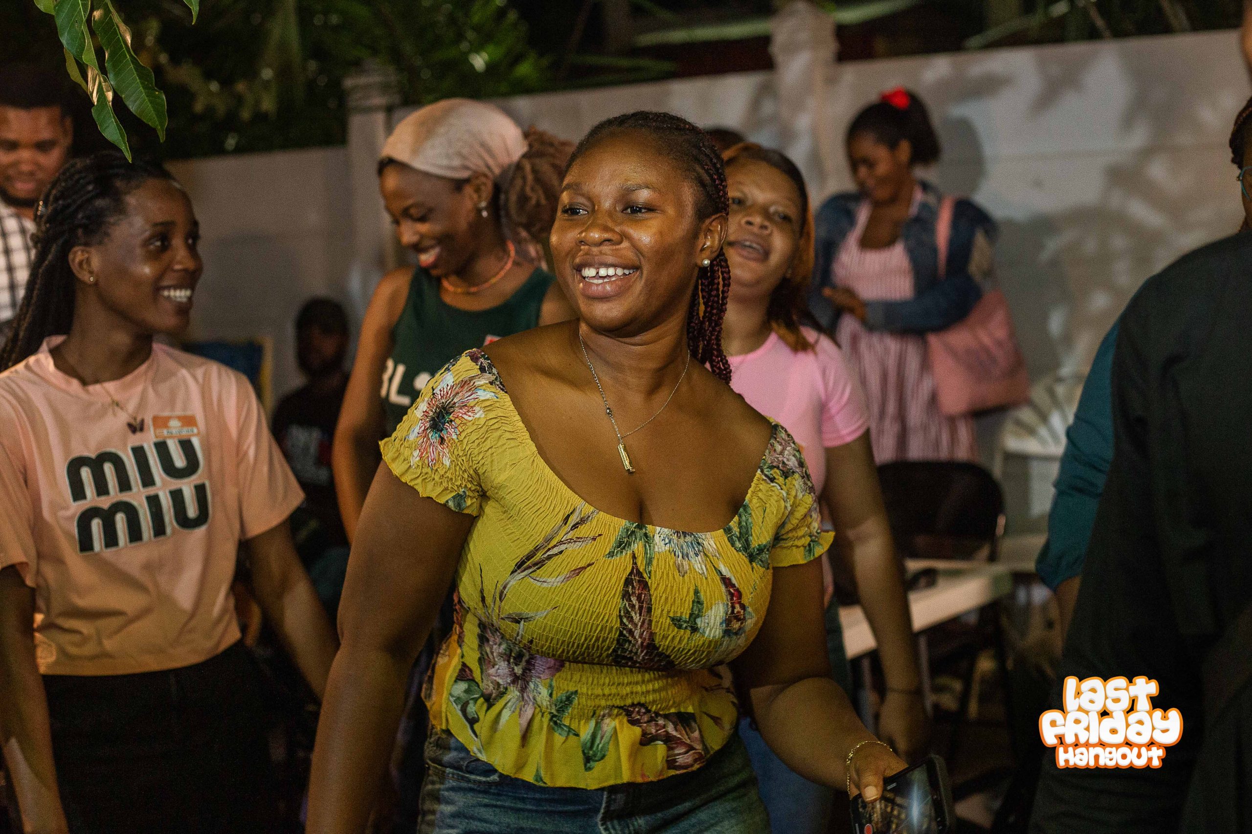 ladies dancing at last Friday hangout